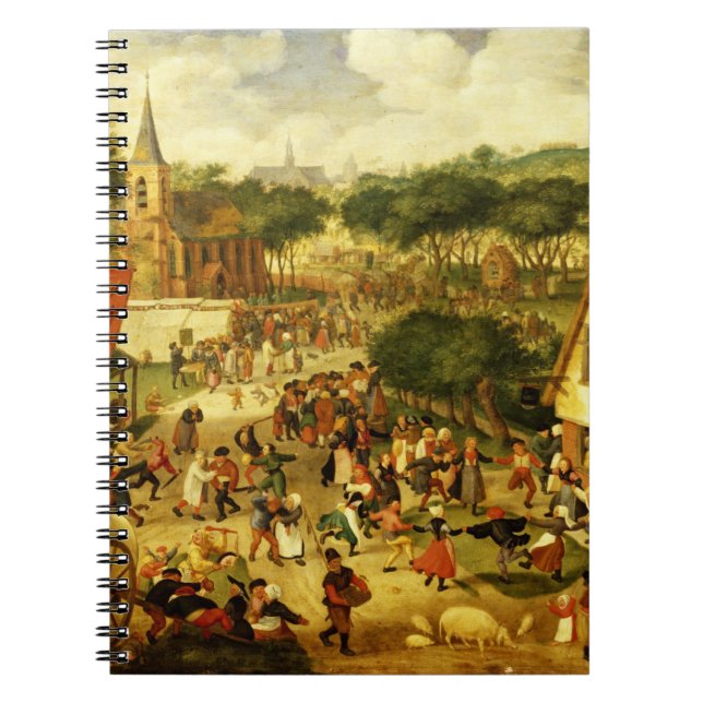 En bymässa anteckningsbok med spiral (Framsidan)