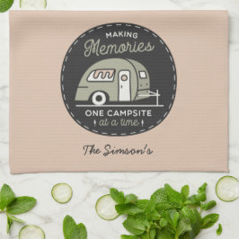En campingplats i taget, Personlig Camping Kökshandduk
