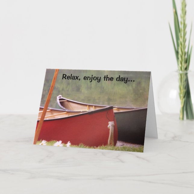 EN CANOERS 50:e BIRTHDAY HUMOR Kort (Framsida)