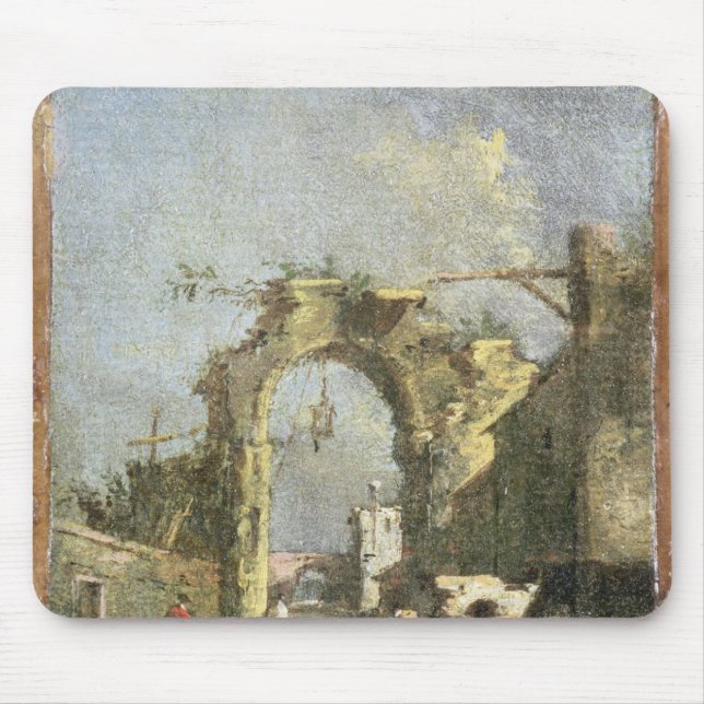 En Capriccio - fördärvar, det 18th århundradet Musmatta (Framsidan)