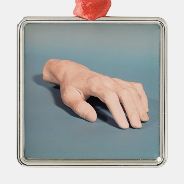 En cast av räcka av Frederic Chopin Julgransprydnad Metall (Framsidan)