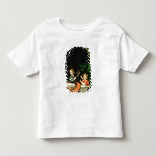 En Cat tittar på två pojkar T-shirt