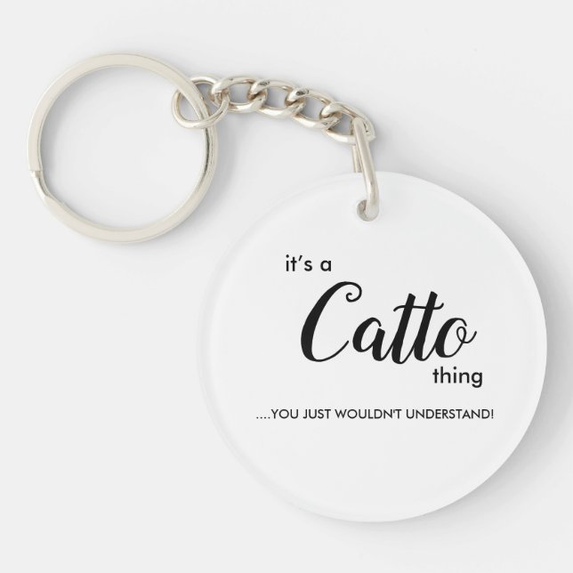 En Catto Sak..... Nyckelkedja (Framsidan)