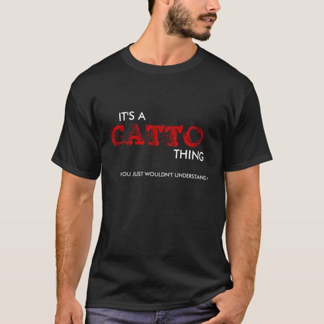 En Catto sak... T-Shirt (Framsida)