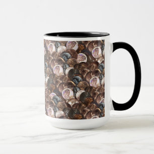 En Cent Penny Spread-bakgrund Mugg