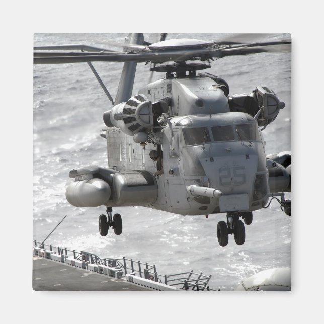 En CH-53E Toppen Stallion-helikopter Magnet (Framsidan)