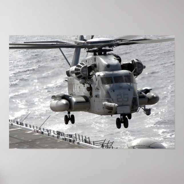 En CH-53E Toppen Stallion-helikopter Poster (Framsidan)