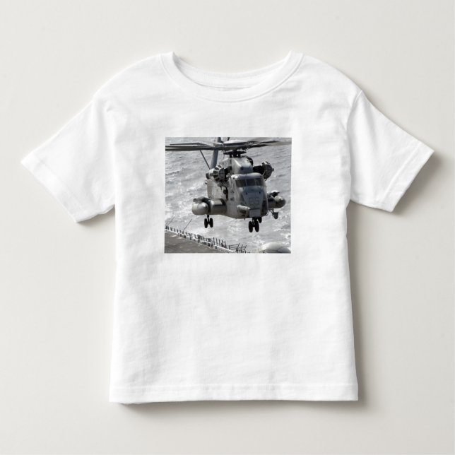 En CH-53E Toppen Stallion-helikopter T-shirt (Framsida)
