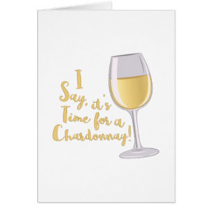 En Chardonnay Hälsningskort