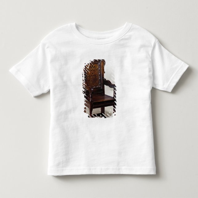 En Charles mig fåtölj, mitt- 1600s Tee Shirt (Framsida)