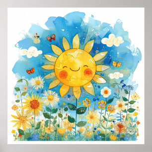 En Cheerful Sunny Day Poster