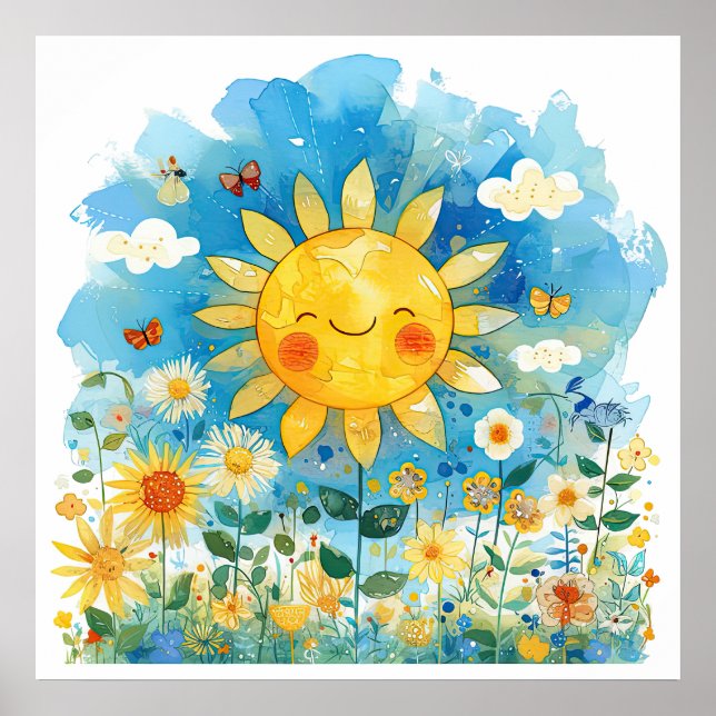 En Cheerful Sunny Day Poster (Framsidan)