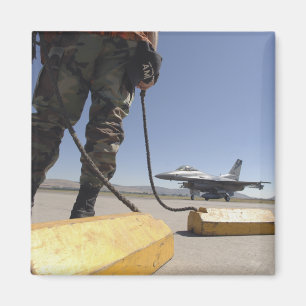 En chef för US-flygvapenbesättning Magnet
