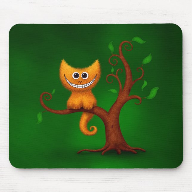 En Cheshire kattunge Musmatta (Framsidan)