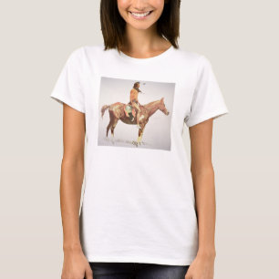 En Cheyenne indiankrigare, 1901 (färglithoen) T-shirt
