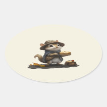 En Chipmunk från det gamla blocket