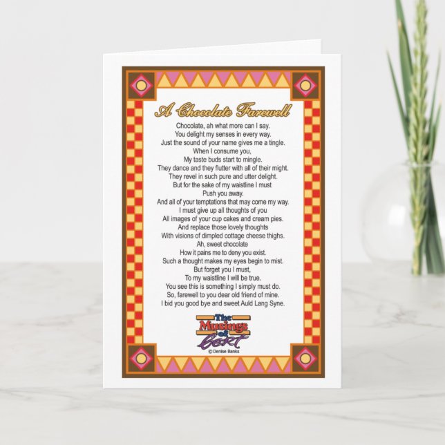 En chokladfärja kort (Framsida)