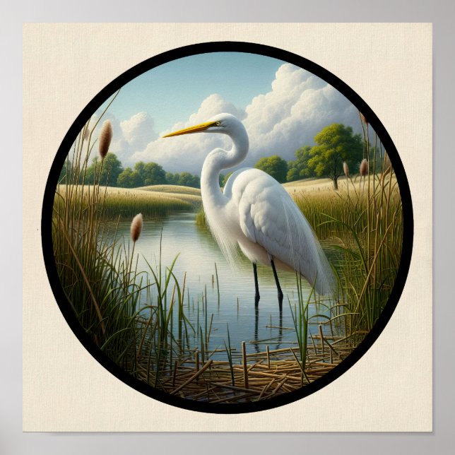 En cirkelformad 3D-bild av en vacker Underbar del Poster (Framsidan)