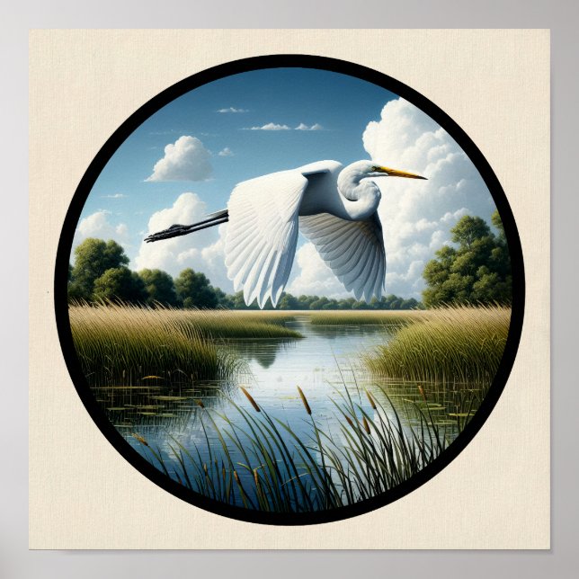 En cirkelformad 3D-bild av en vacker Underbar del Poster (Framsidan)