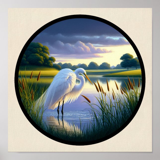 En cirkelformad 3D-bild av en vacker Underbar del Poster (Framsidan)