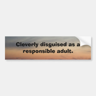 En cleverly förställd bildekal