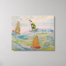 En Clown's Hat Sail Canvastryck