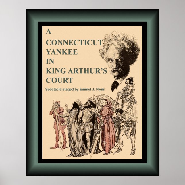 En Connecticut Yankee i Kung Arthur Arthur Court ~ Poster (Framsidan)