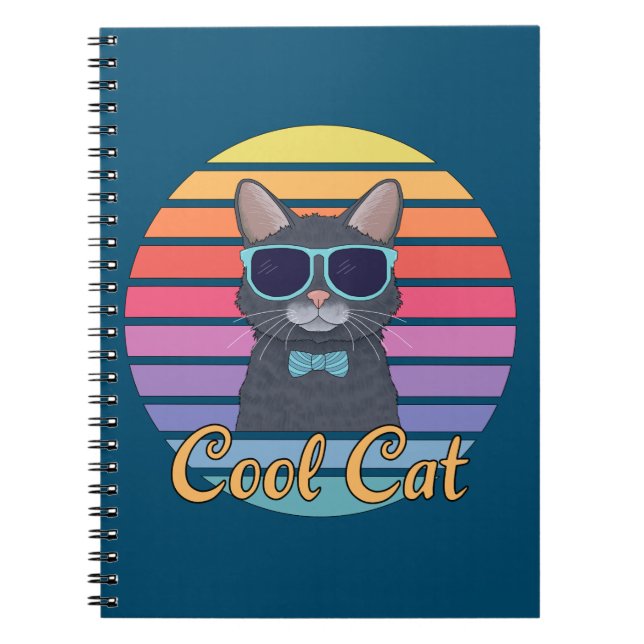 En cool katt anteckningsbok (Framsidan)