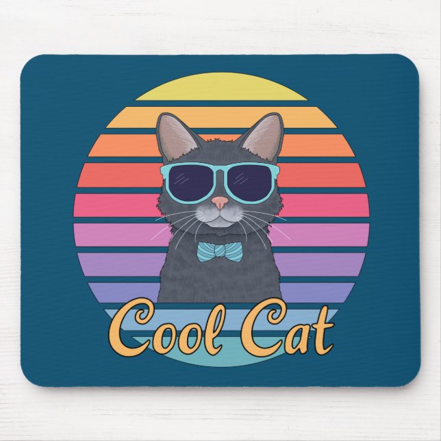 En cool katt musmatta (Framsidan)