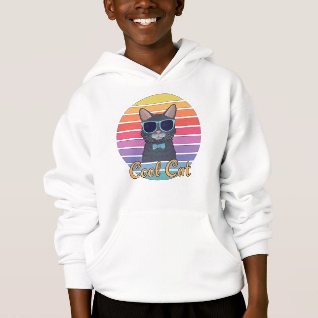 En cool katt t shirt (Framsida)
