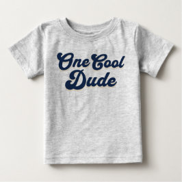 En cool kille pojke 1-årsdag t shirt
