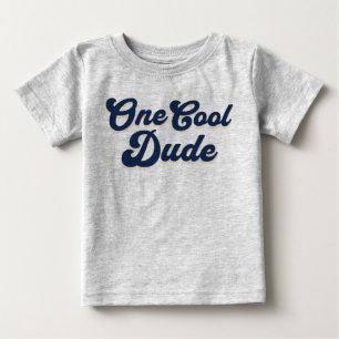 En cool kille pojke 1-årsdag t shirt