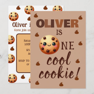 En Coola Cookie 1:a födelsedag Meddelande