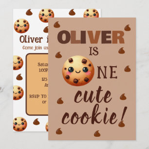 En Coola Cookie 1:a födelsedag Meddelande