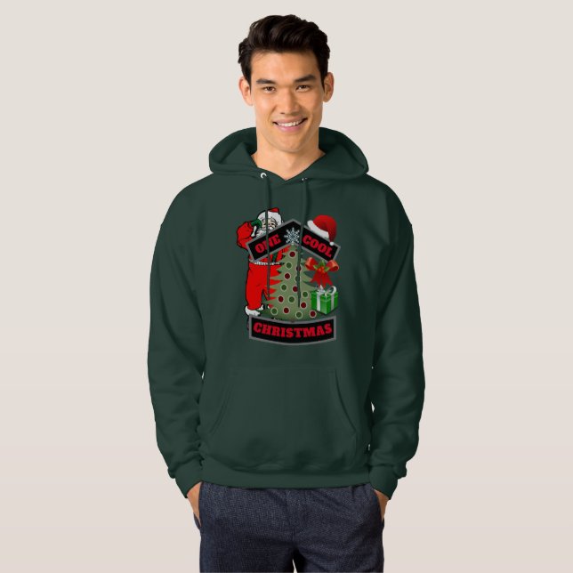 En Coola jul T-Shirt Hoodie (Hel framsida)