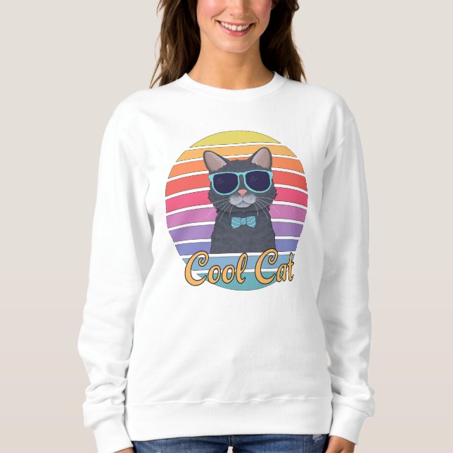 En Coola Katt T Shirt (Framsida)