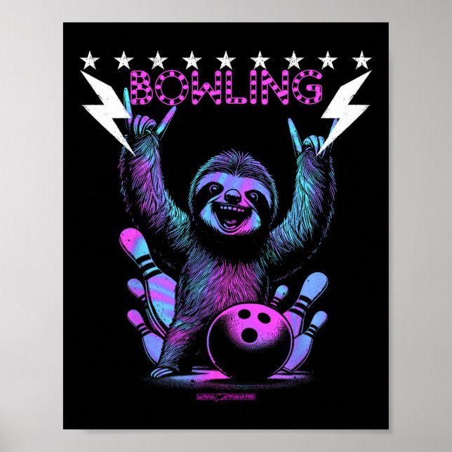 En Coola, långsam gång med Strejkan Blixt Poster (Framsidan)