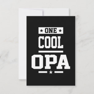 En Coola Opa T-shirt Gift OSA Kort