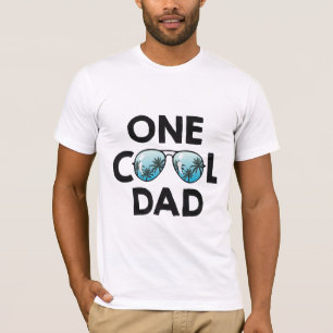 En Coola Pappa Sunglass Sommarpappa Fars dag T Shirt