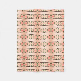 En Coral Honung Designer Fleece Blanket