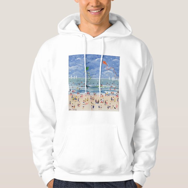 En Cornish strand Sweatshirt Med Luva (Framsida)