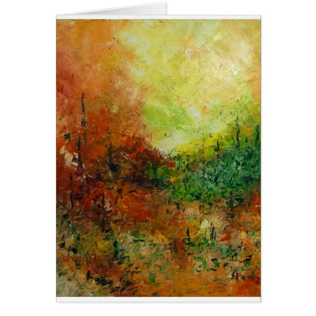 En couleurs hälsningskort (Framsidan)