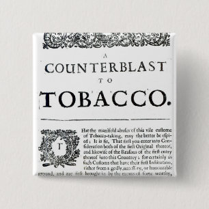 En Counterblast till tobak Knapp