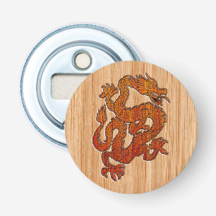 En Crimson Dragon på Bamboo som Flasköppnare