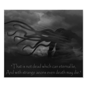 En Cthulhu i Vinden Fototryck
