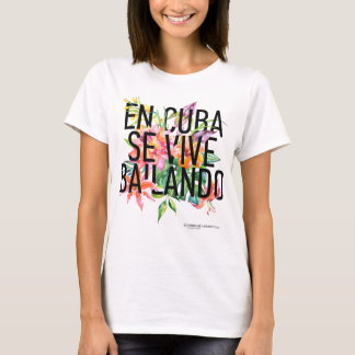 En CUBA Se Vive Bailando Women's Skörd Top T-shirt