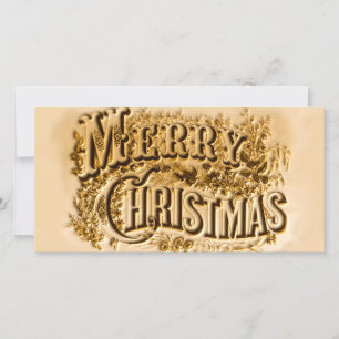 En Currier och Ives god jul Julkort