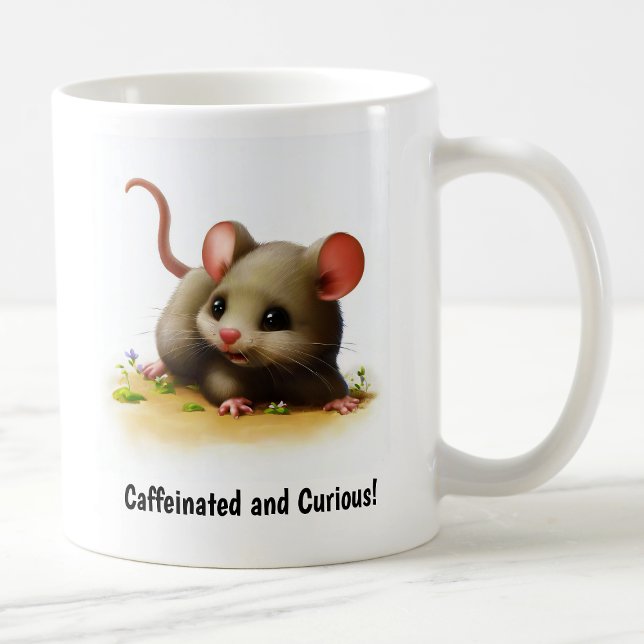 En Cute 3D-målad myskkaffe Mugg (Skapare uppladdad)