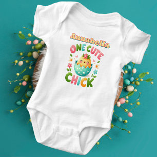 En Cute Chick Baby Bird med hearts och Petals T Shirt