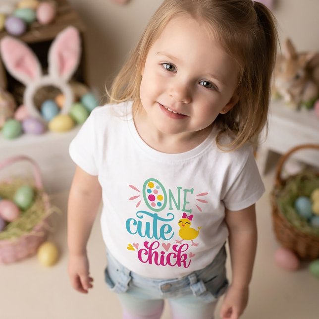 En Cute Chick Påsk för barn T Shirt (Skapare uppladdad)